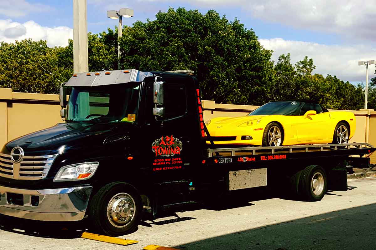 Tow-Truck-Company-Miami-Florida-A.E.R.-Towing-Service-Low-Clearance-Towing