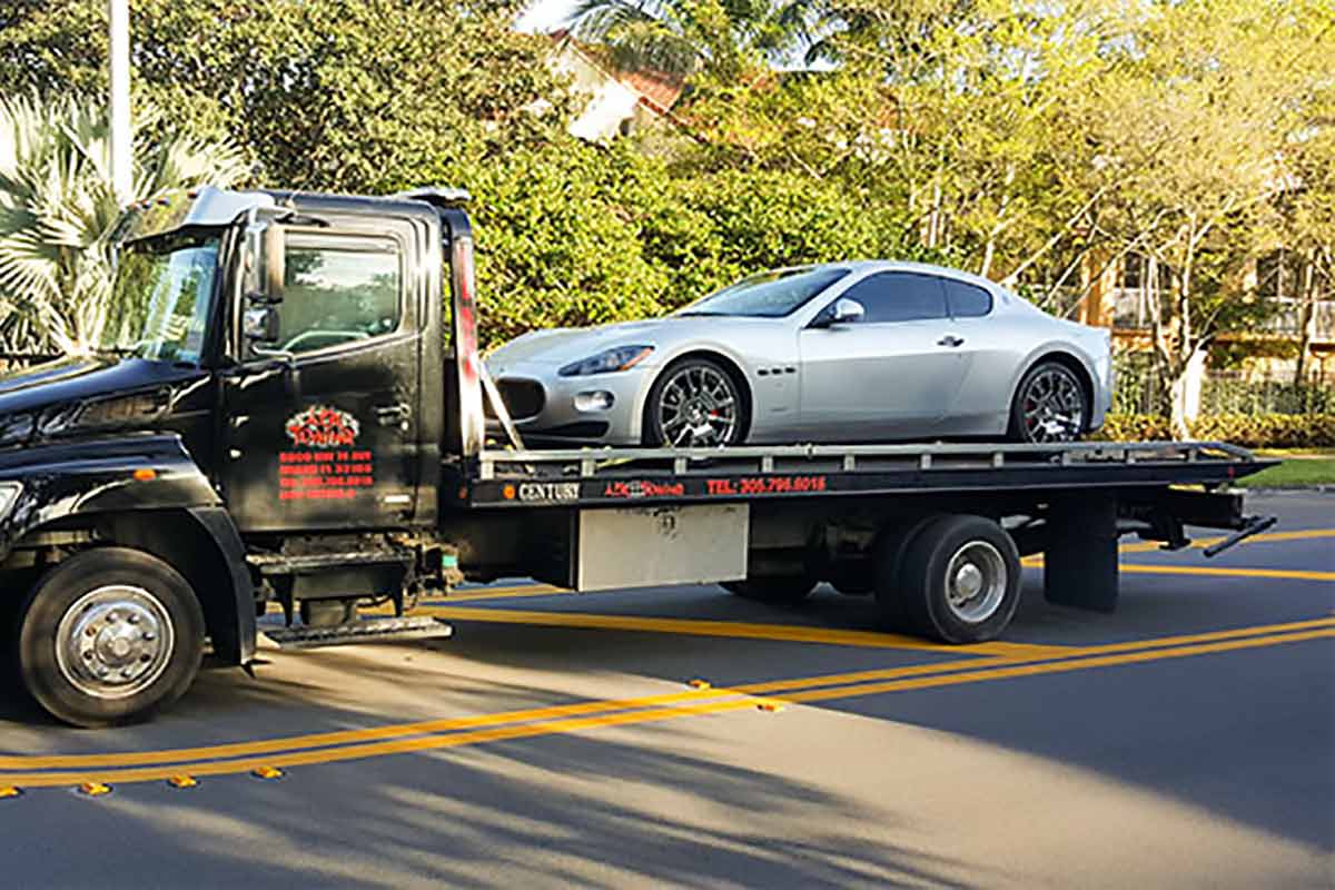 Tow Truck Company Miami A.E.R. Towing Flatbed Towing