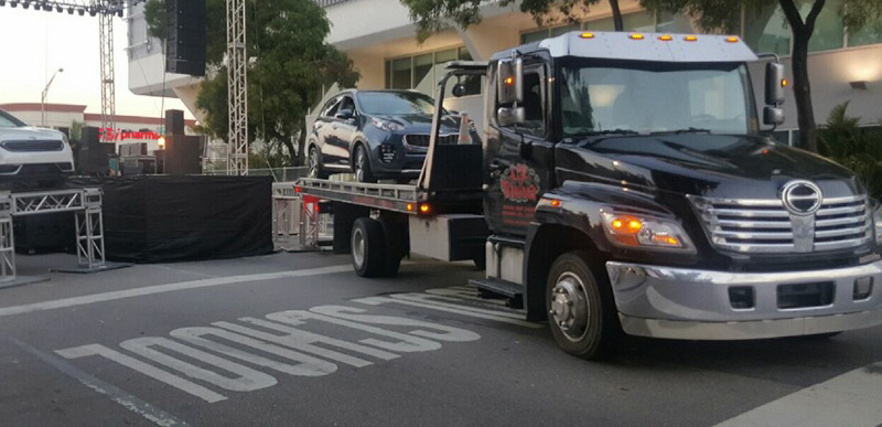 Flatbed Towing Miami AER Towing